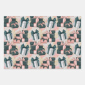 Geburtstagsmuster  geschenkpapier set (Vorderseite 3)