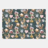 Geburtstagsmuster  geschenkpapier set (Vorderseite 2)