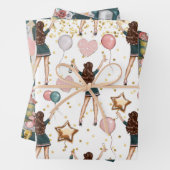 Geburtstagsmuster  geschenkpapier set (Beispiel)