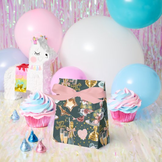 Geburtstagsmuster geschenkschachtel (Party)