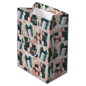 Geburtstagsmuster  mittlere geschenktüte (Rückseite Schrägansicht)