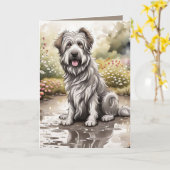 Geburtstagsmutt in einer Schlammkugel Karte (Gelbe Blume)