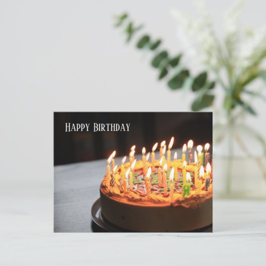 Geburtstagsmutter Postkarte (Stehend Vorderseite)