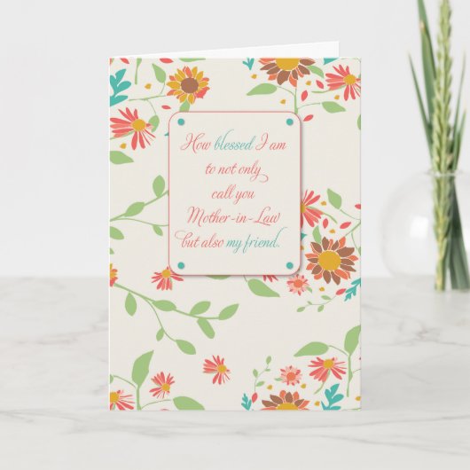 Geburtstagsmutter, Religiös mit Sonnenblumen Karte (Vorderseite)