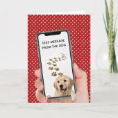 Geburtstagsnachricht auf Handy Karte (Vorderseite)