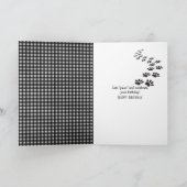 Geburtstagsnachricht auf Handy Karte (Innenseite)