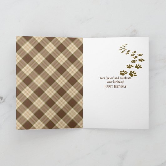 Geburtstagsnachricht auf Handy Karte (Innenseite)