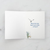 Geburtstagsnachricht in Flasche Karte (Innenseite)