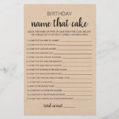 Geburtstagsname der Geburtstagsparty (Vorderseite)