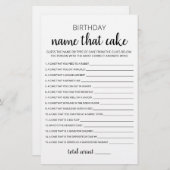 Geburtstagsname der Geburtstagsparty (Vorne/Hinten)