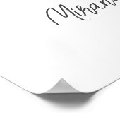 Geburtstagsnummer 32 Custom Foto Collage Poster (Ecke)