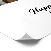 Geburtstagsnummer 45 Fotocollage Jubiläum Poster (Ecke)