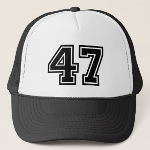 Geburtstagsnummer "47" truckerkappe