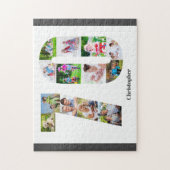 Geburtstagsnummer 70 FotoCollage 13 Foto Puzzle (Vertikal)