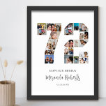 Geburtstagsnummer 72 Custom Foto Collage Poster<br><div class="desc">Feiern Sie 72. Geburtstag mit diesem personalisierten 72 Foto Collage Poster. Dieses individuell gestaltbare Geschenk eignet sich auch für Hochzeitsfeiern. Es ist eine großartige Möglichkeit, wertvolle Erinnerungen aus Ihrer Hochzeit und Ihrem verheirateten Leben zu zeigen. Das Poster enthält eine Collage von Fotos, die diese besonderen Momente erfassen, und kann mit...</div>