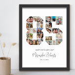 Geburtstagsnummer 85 Custom Foto Collage Poster<br><div class="desc">Feiern Sie 85. Geburtstag mit diesem personalisierten 85 Foto Collage Poster. Dieses individuell gestaltbare Geschenk eignet sich auch für Hochzeitsfeiern. Es ist eine großartige Möglichkeit, wertvolle Erinnerungen aus Ihrer Hochzeit und Ihrem verheirateten Leben zu zeigen. Das Poster enthält eine Collage von Fotos, die diese besonderen Momente erfassen, und kann mit...</div>