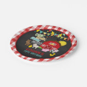 Geburtstagspackung Pappteller (Schrägansicht)