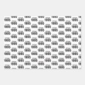 Geburtstagspapier, 1995 Jahr-Geschenkwrap Geschenkpapier Set (Vorderseite)