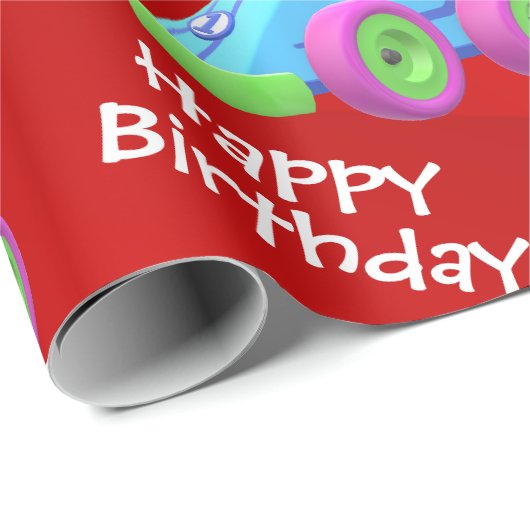 Geburtstagspapier Geschenkpapier (Rolleneckpunkt)