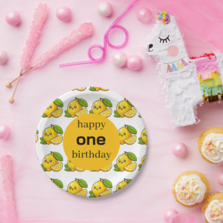 Geburtstagspapierteller Partyzubehör Set Dekoratio Pappteller