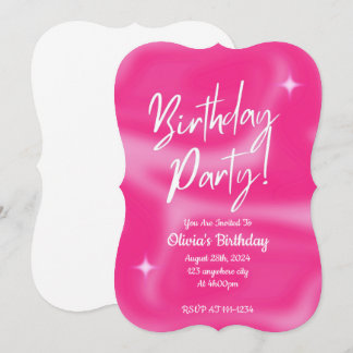 GEBURTSTAGSPARTEEINLADUNG EINLADUNG