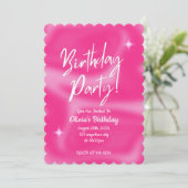 GEBURTSTAGSPARTEEINLADUNG EINLADUNG (Stehend Vorderseite)