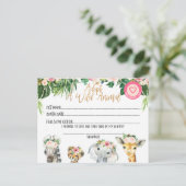 Geburtstagspartei Adoptiere eine Tierbescheinigung Postkarte (Stehend Vorderseite)