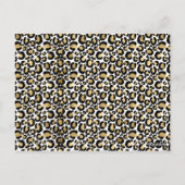 Geburtstagspartei Adoptiere eine Tierbescheinigung Postkarte (Rückseite)