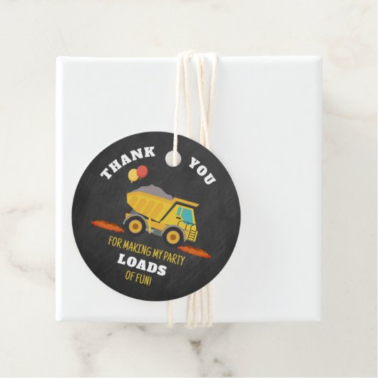 Geburtstagspartei Baugewerbe Geschenkanhänger (Beispiel)