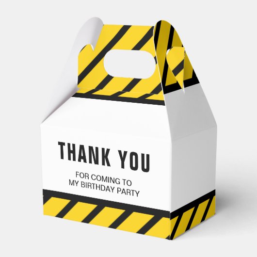 Geburtstagspartei Baugewerbe Geschenkschachtel (Rückseite)