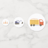 Geburtstagspartei Baugewerbe Konfetti (Vorderseiten)