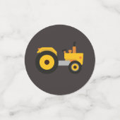 Geburtstagspartei Baugewerbe Konfetti (Klein Vorderseite)