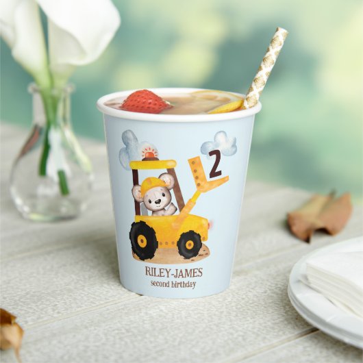 Geburtstagspartei Baugewerbe Pappbecher (In Situ)