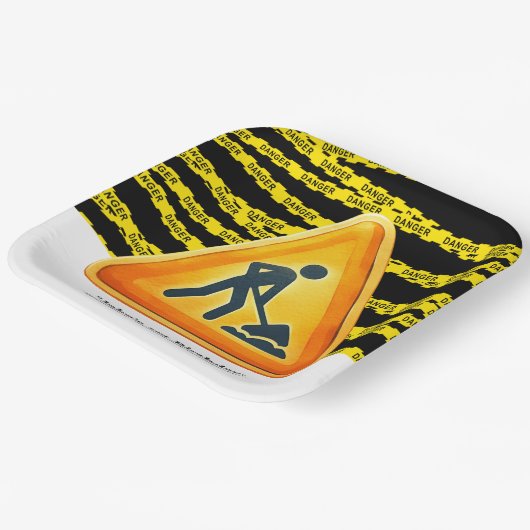 Geburtstagspartei Baugewerbe Pappteller (Gewinkelt)