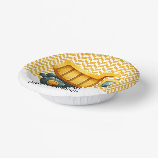 Geburtstagspartei Baugewerbe Pappteller (Gewinkelt)