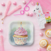 Geburtstagspartei Cupcake Paper Teller (Party)