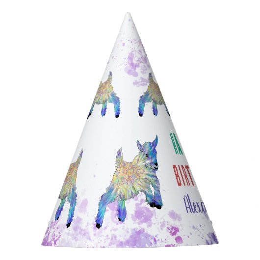 Geburtstagspartei der Ziegenfarm Partyhütchen (Vorderseite)