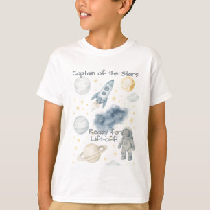 Geburtstagspartei des Kosmischen Weltraums Raket T-Shirt