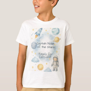 Geburtstagspartei des Kosmischen Weltraums Raket T-Shirt
