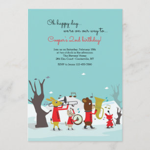 Geburtstagspartei des Marinemarktes Einladung