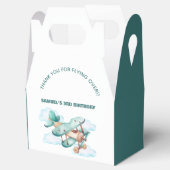 Geburtstagspartei des Vintagen Flugzeugs Geschenkschachtel (Geöffnet)