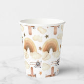 Geburtstagspartei des Vintagen Flugzeugs Pappbecher (Rechts)