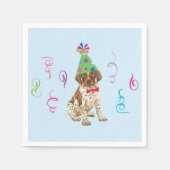 Geburtstagspartei Deutscher Kurzfilm Serviette (Vorderseite)