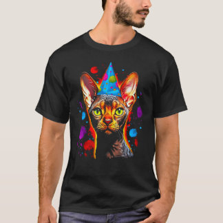 Geburtstagspartei Devon Rex Cat T-Shirt