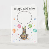 Geburtstagspartei Dobermann Tierkarte Karte (Vorderseite)