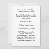 Geburtstagspartei Einladung (Rückseite)