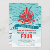 Geburtstagspartei Einladung (Vorne/Hinten)