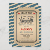 Geburtstagspartei Einladung (Vorne/Hinten)