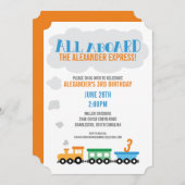 Geburtstagspartei Einladung (Vorne/Hinten)