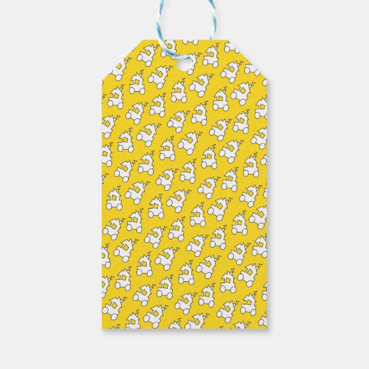 Geburtstagspartei Geschenkanhänger (Rückseite)